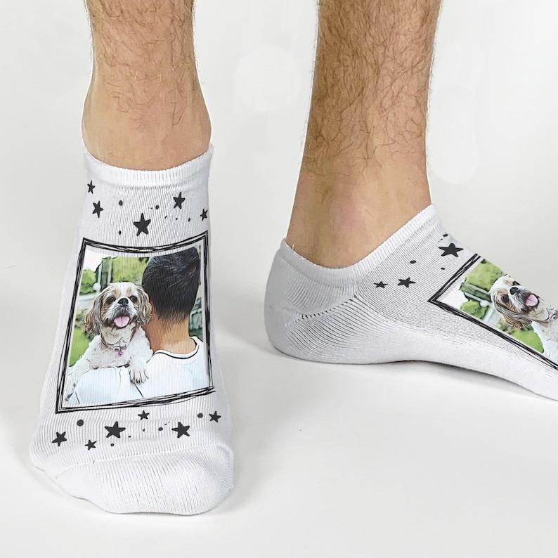 Face Socks with Cartoon Effect,Personalized Photo Socks with Faces on Socks,Customized Socks with Photos,Fun Photo Socks for Gift Giving	 - FaceSocksUSA