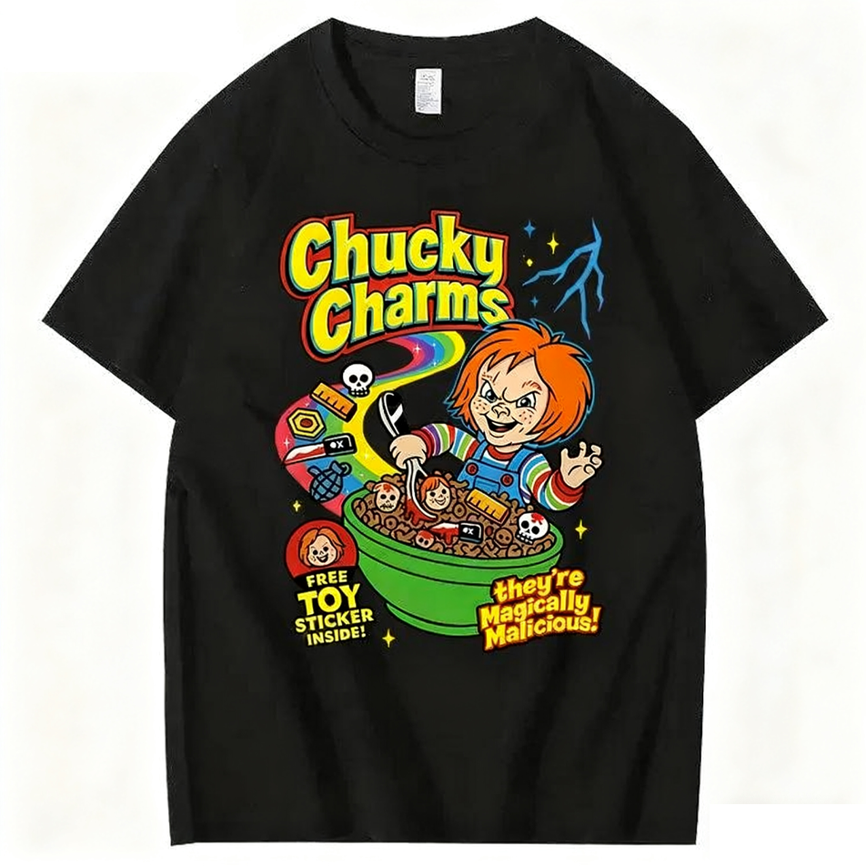 Chucky Charms Halloween T-Shirt - FaceSocksUSA