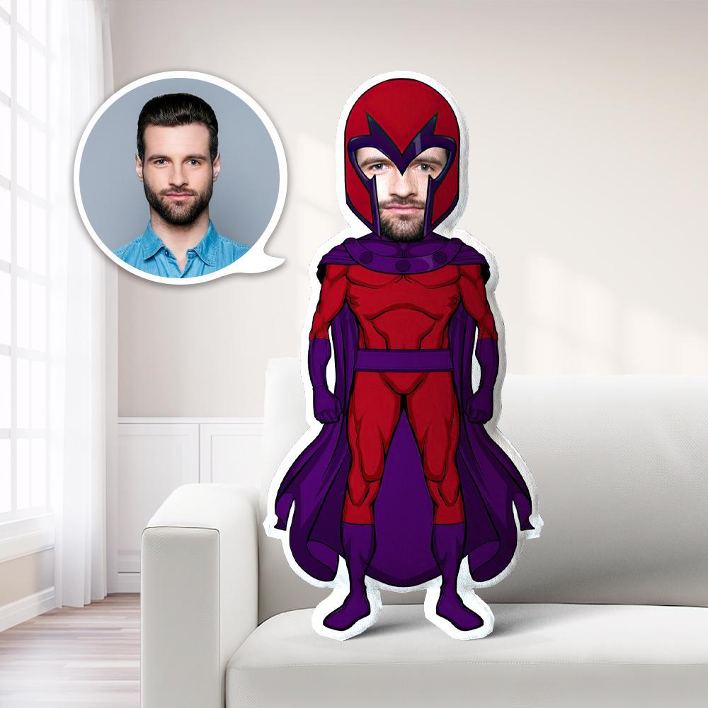 Personalisiertes Foto Mein Gesicht Kissen Benutzerdefinierte Gesicht Kissen Magneto Foto Kissen Kostüm Puppe Einzigartiges Geschenk - MyFaceBoxerDE
