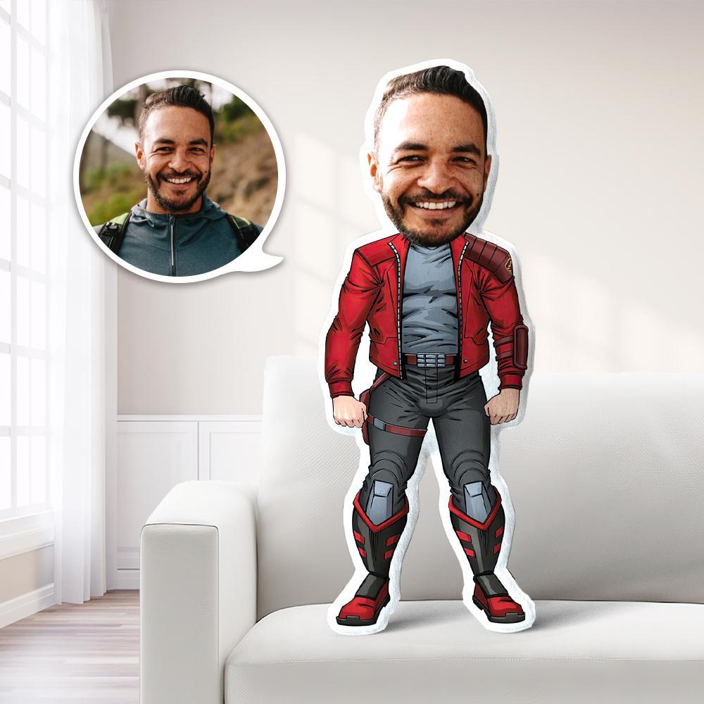 Personalisiertes Foto Mein Gesicht Kissen Benutzerdefiniertes Gesicht Kissen Star-lord Foto Kissen Kostümpuppe Einzigartiges Geschenk - MyFaceBoxerDE