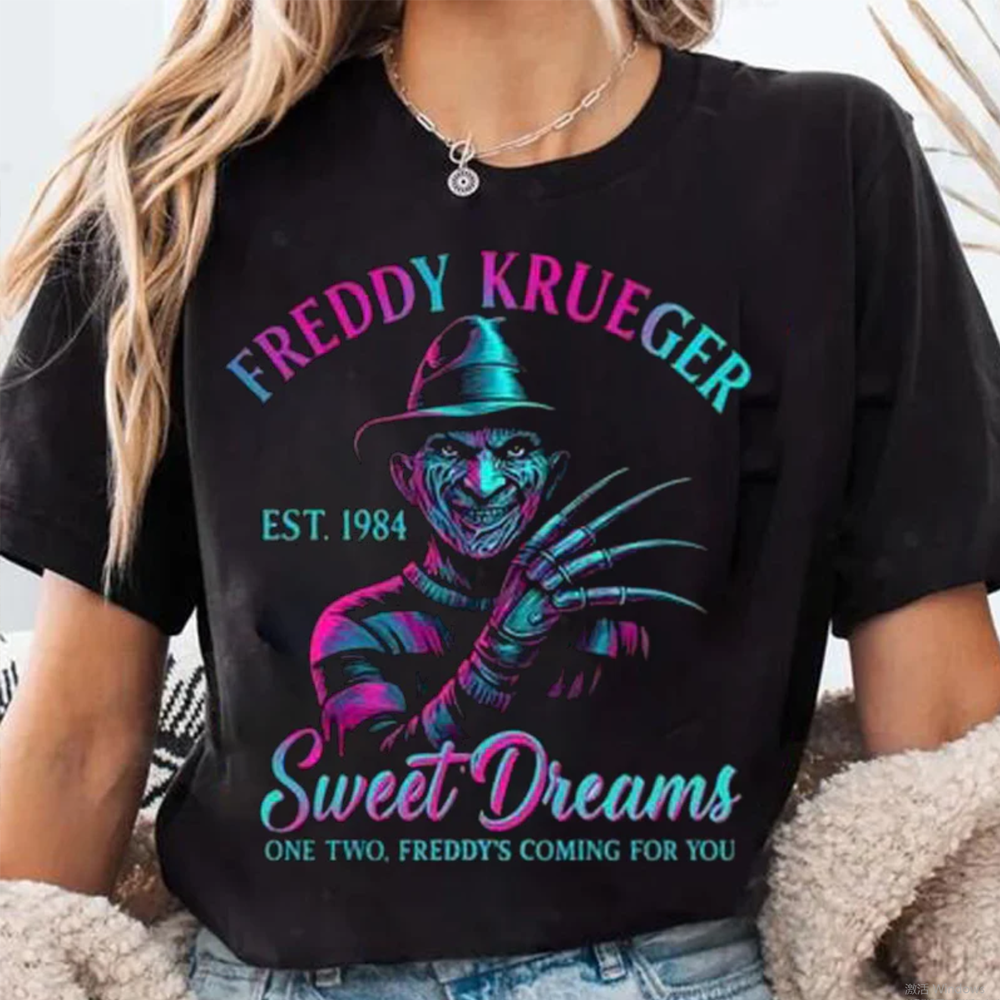 Halloween Neon Horror Figuren T-shirt / Sweatshirt / Hoodie