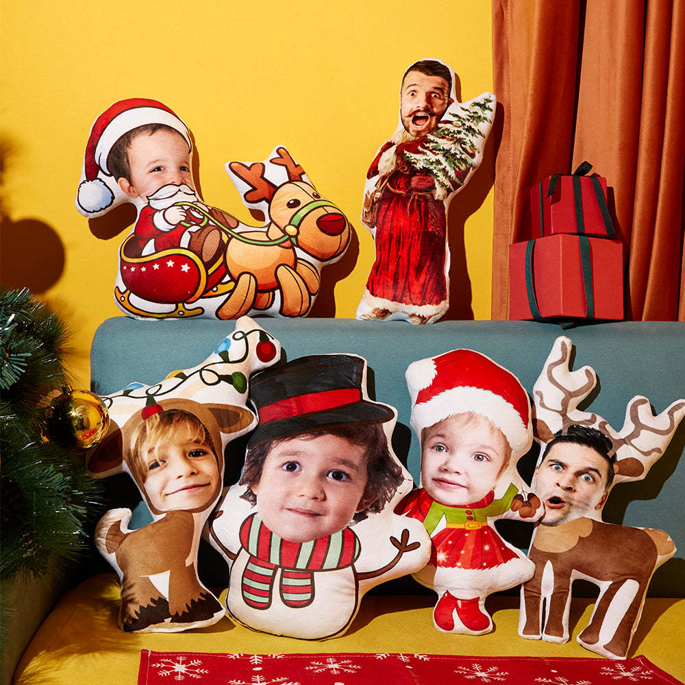 Personalisierte Fotopuppe Passen Sie Eine Vielzahl Von Bildkissen An, Legen Sie Ihr Foto Und Babyfoto Auf Das Kissen - MyFaceBoxerDE