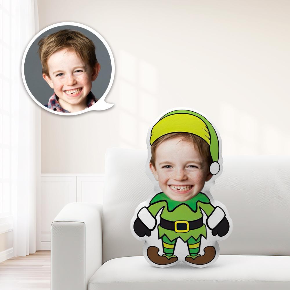 Personalisiertes Minime Cute Christmas Elf Throw Pillow Einzigartige Personalisierte Minime Throw Doll Geben Sie Ihrem Kind Das Sinnvollste Geschenk - MyFaceBoxerDE
