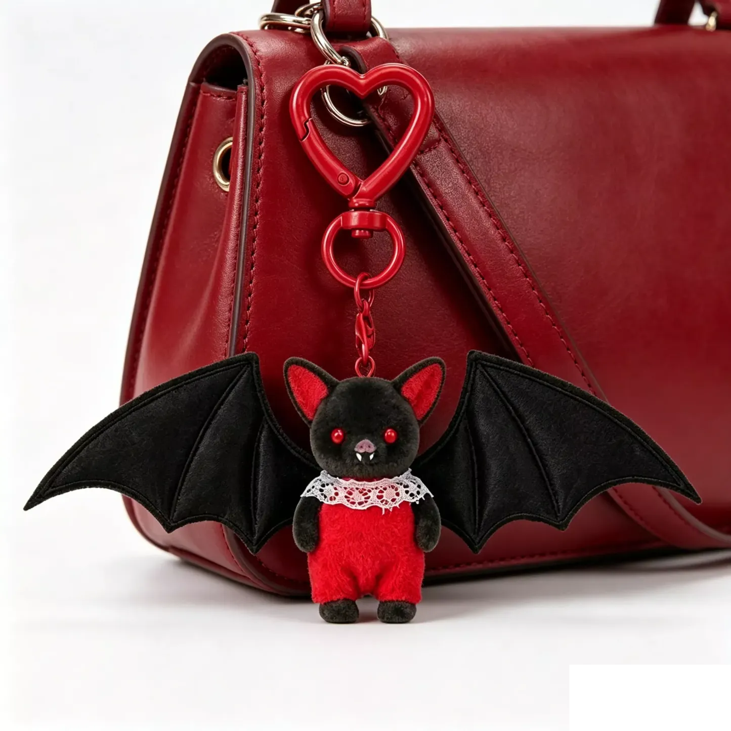 Niedlicher Schwarzer Fledermaus-Baby-Schlüsselanhänger - MyFaceBoxerDE