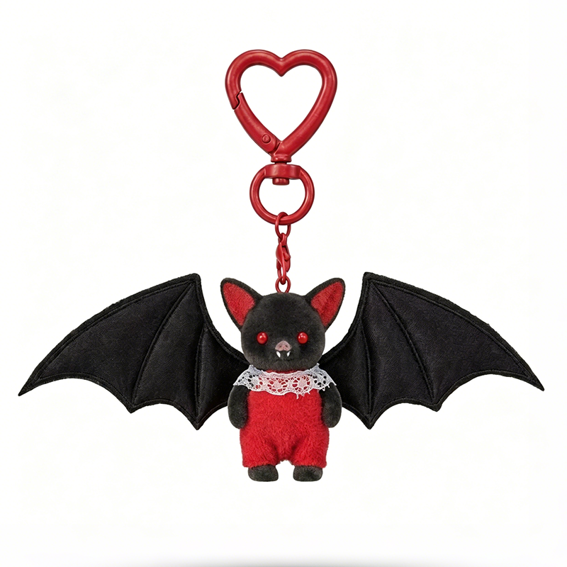 Niedlicher Schwarzer Fledermaus-Baby-Schlüsselanhänger - MyFaceBoxerDE