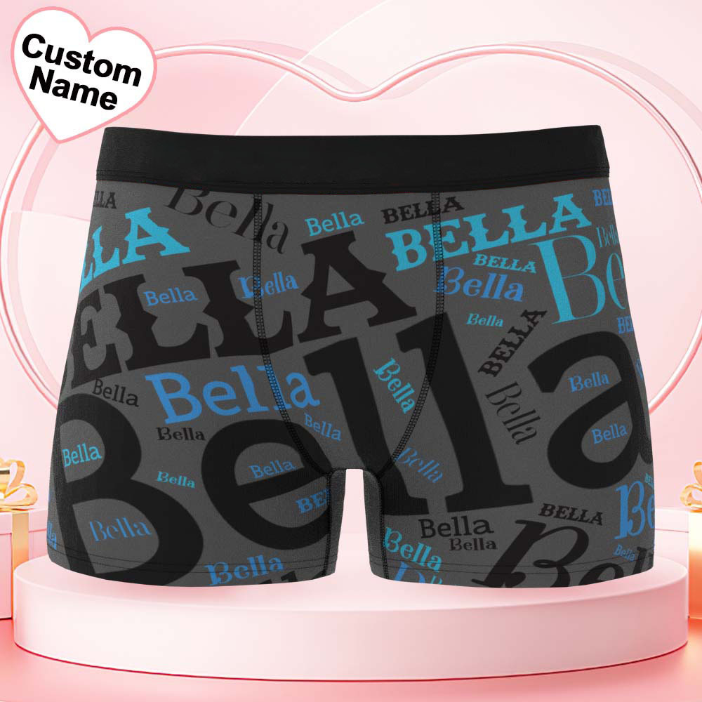 Personalisierte Herren-boxershorts Mit Individuellem Namen - MyFaceBoxerDE