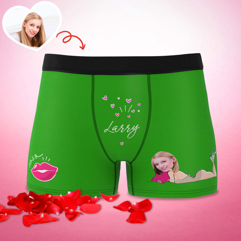 Personalisierte Xxoo Boxer Benutzerdefinierte Boxershorts Benutzerdefinierte Boxer Benutzerdefinierte Gesicht Boxer Personalisierte Minime Boxer - MyFaceBoxerDE