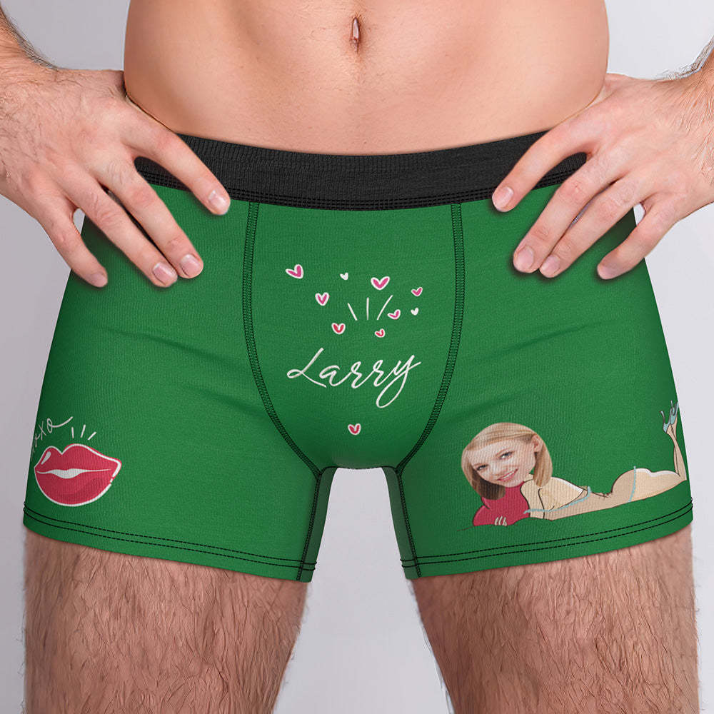 Personalisierte Xxoo Boxer Benutzerdefinierte Boxershorts Benutzerdefinierte Boxer Benutzerdefinierte Gesicht Boxer Personalisierte Minime Boxer - MyFaceBoxerDE