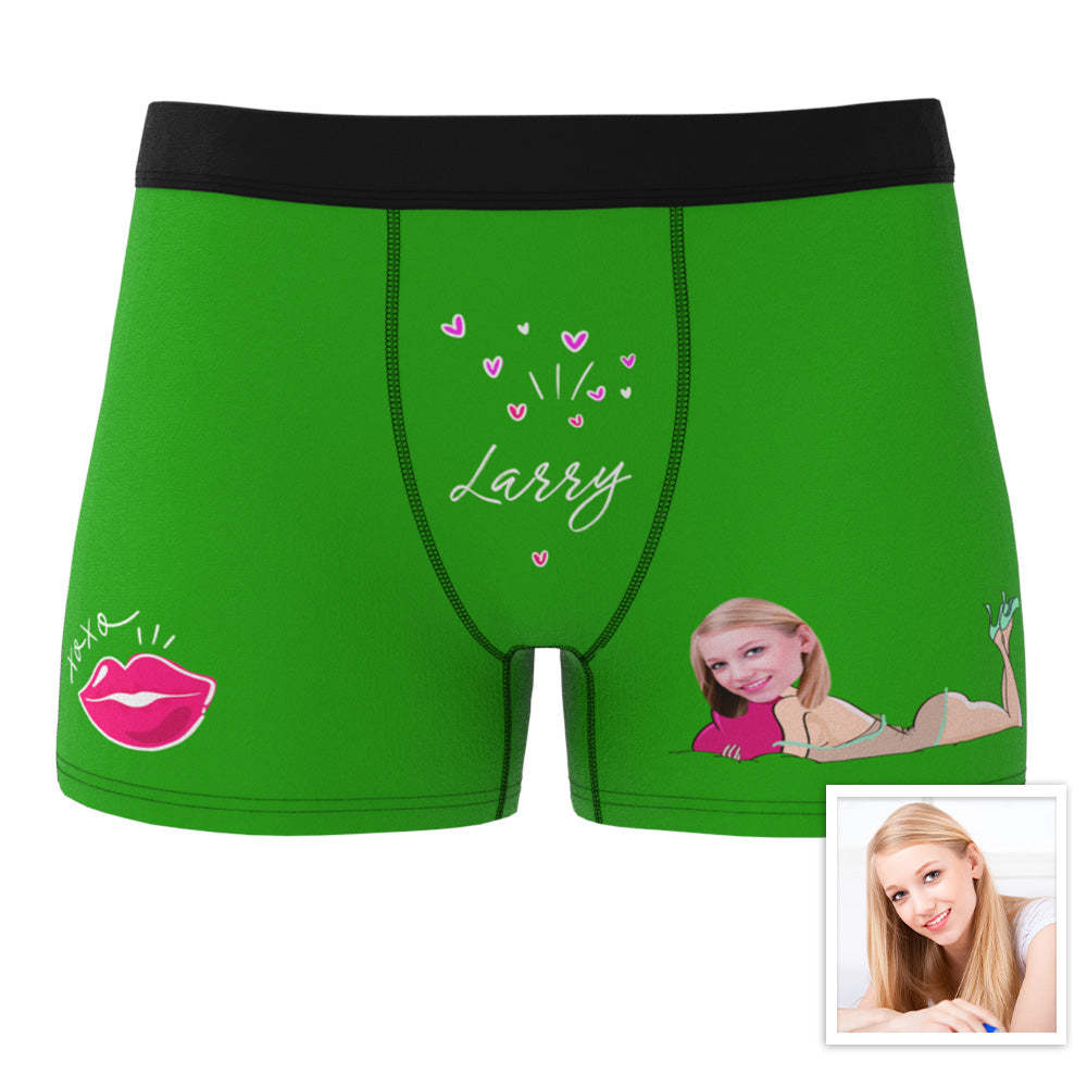 Personalisierte Xxoo Boxer Benutzerdefinierte Boxershorts Benutzerdefinierte Boxer Benutzerdefinierte Gesicht Boxer Personalisierte Minime Boxer - MyFaceBoxerDE