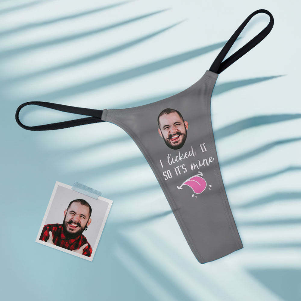 Benutzerdefiniertes Gesicht Tanga Sexy Damen Tanga Tanga It's Mine - MyFaceBoxerDE
