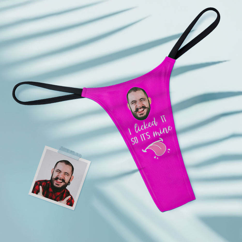 Benutzerdefiniertes Gesicht Tanga Sexy Damen Tanga Tanga It's Mine - MyFaceBoxerDE