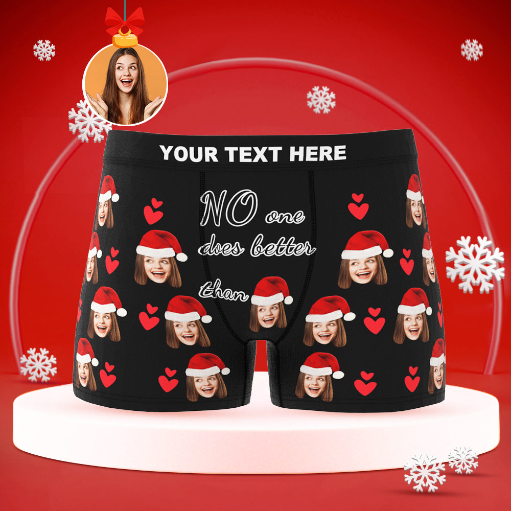Benutzerdefinierte Gesicht Boxer Briefs Herren Shorts Mit Freundin Foto Weihnachtsgeschenke - Liebe
