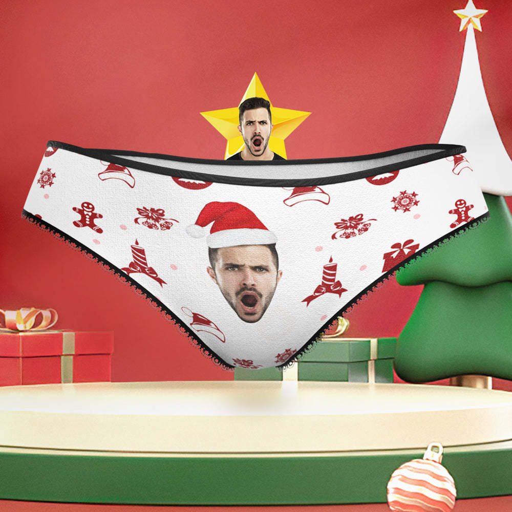 Benutzerdefinierte Freund Gesicht Höschen Lustige Personalisierte Gesicht Unterwäsche Weihnachtsgeschenk Für Sie - MyFaceBoxerDE