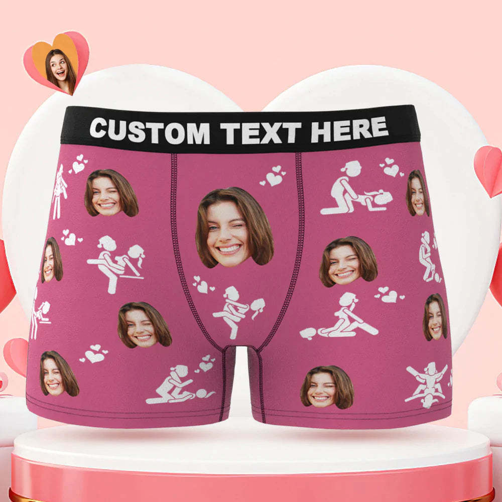 Benutzerdefinierte Männer Face Boxer Briefs Just Do It Personalisiertes Lustiges Valentinstagsgeschenk Für Ihn - MyFaceBoxerDE