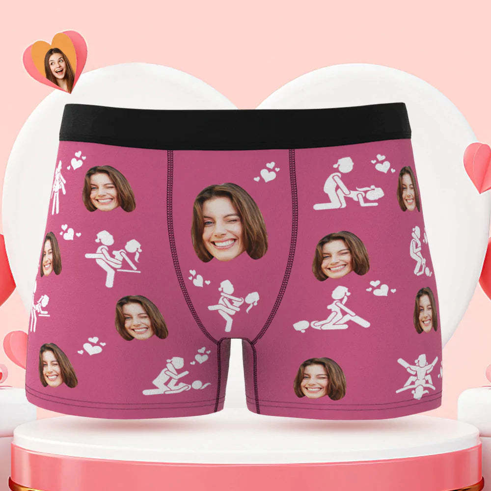 Benutzerdefinierte Männer Face Boxer Briefs Just Do It Personalisiertes Lustiges Valentinstagsgeschenk Für Ihn - MyFaceBoxerDE
