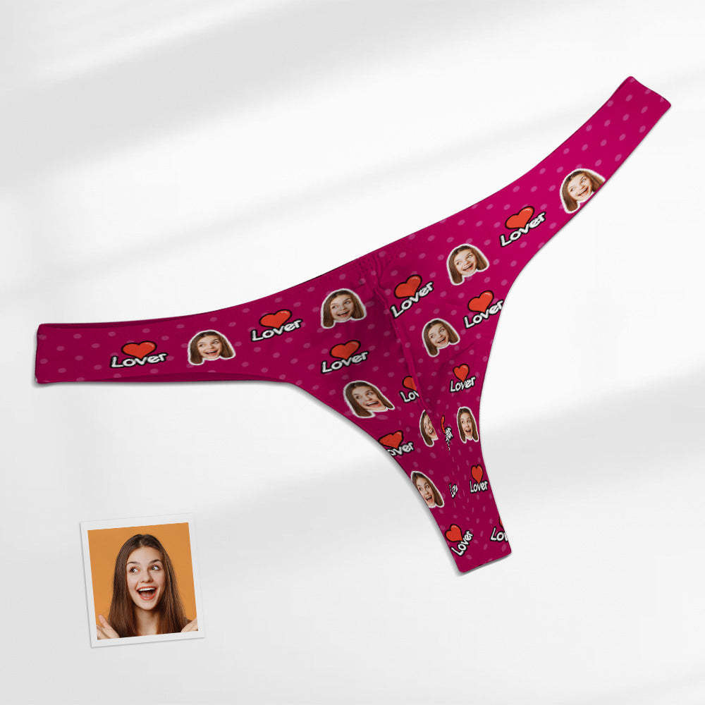 Custom Face Heart Herren Tanga Für Liebhaber Herren Slips - MyFaceBoxerDE