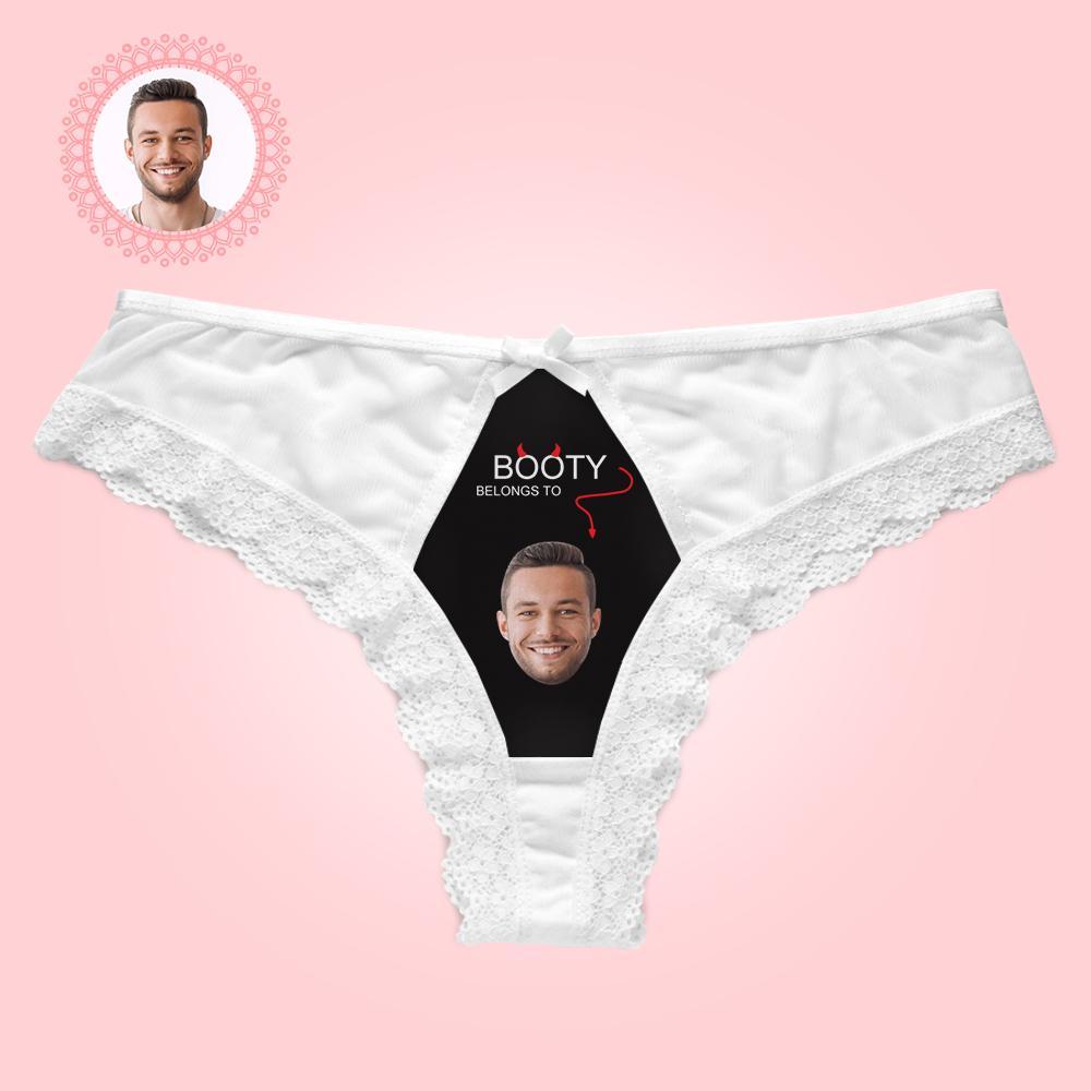 Benutzerdefinierte Spitze Tanga Sexy Spitzenhöschen Lustiges Geschenk Mit Freund Gesicht - MyFaceBoxerDE