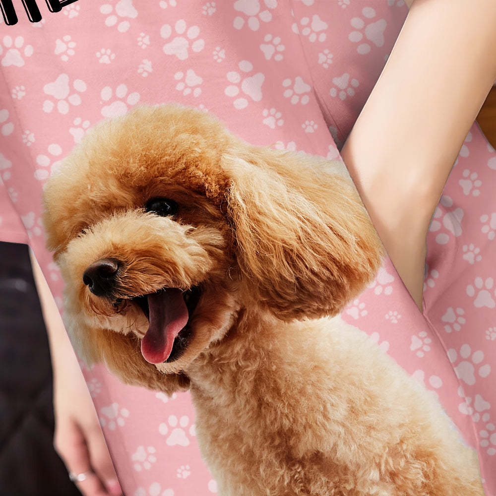 Benutzerdefiniertes Foto Und Name Nachthemd Personalisierte Frauen Übergroße Nachthemd Fußabdruck Geschenke Für Sie - MyFaceBoxerDE