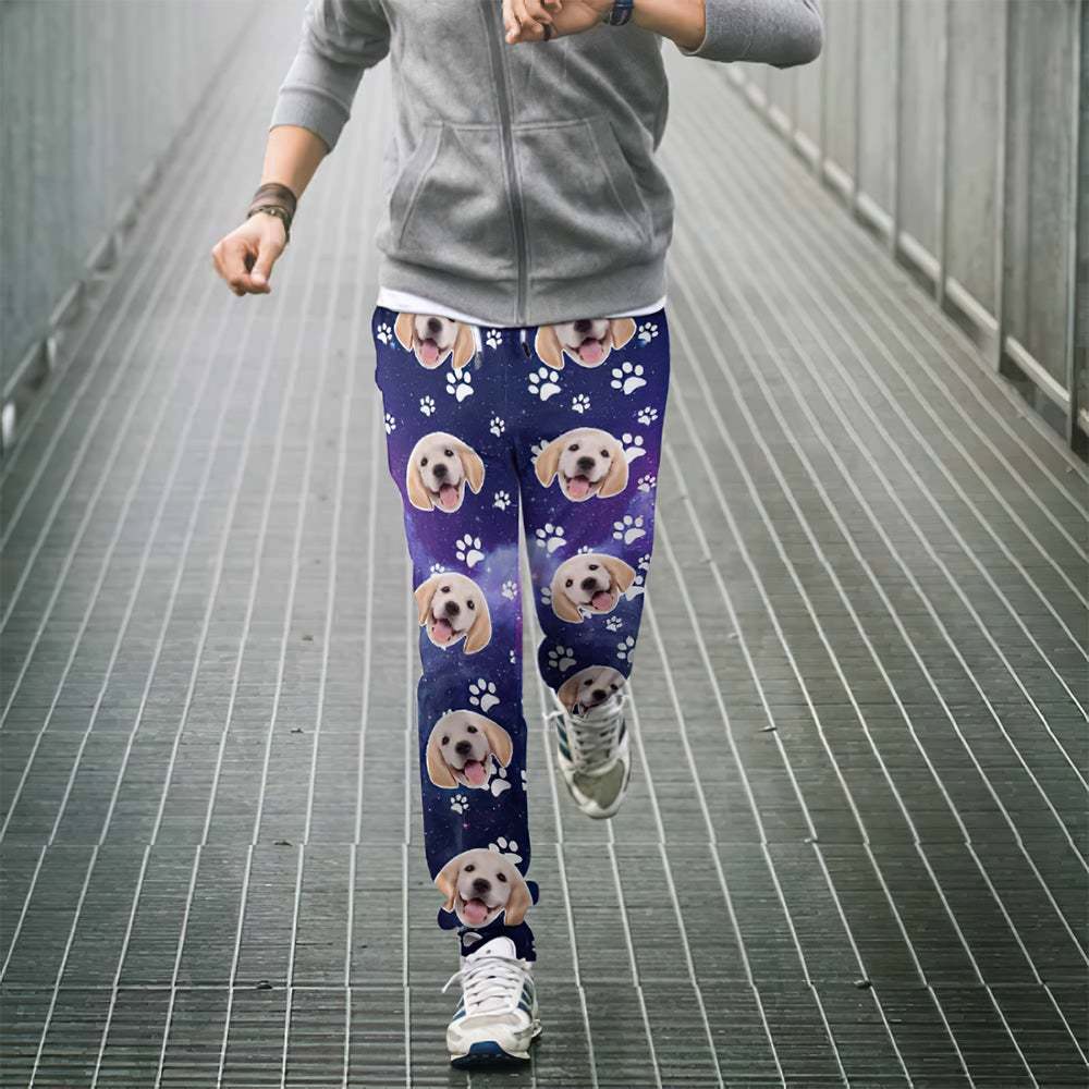 Benutzerdefinierte Hundegesicht Jogginghose Unisex Jogger Universum Stil - MyFaceBoxerDE