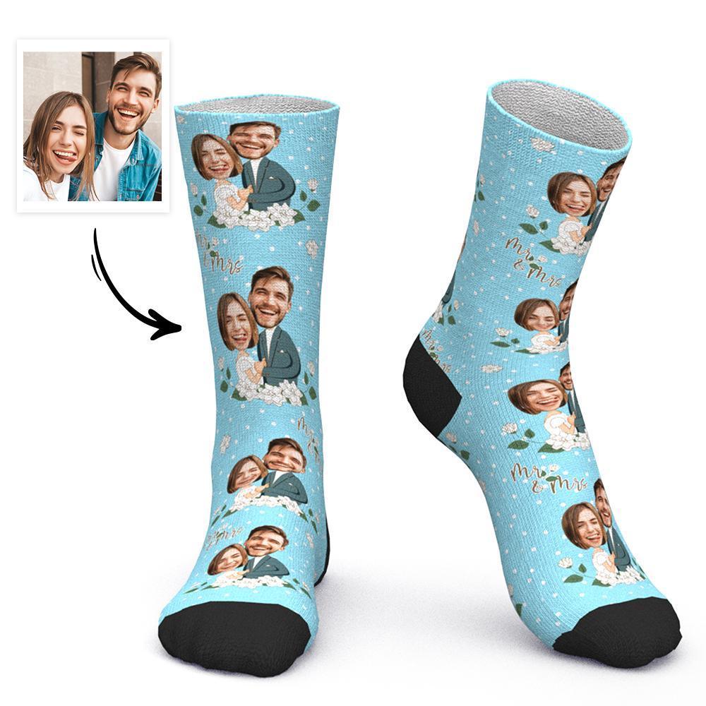 Custom Heart Socks - MyFaceBoxer