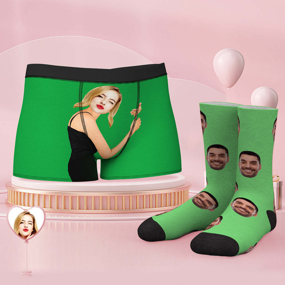 Custom Face Boxershorts Und Socken Auf Der Körperhaut - MyFaceBoxerDE