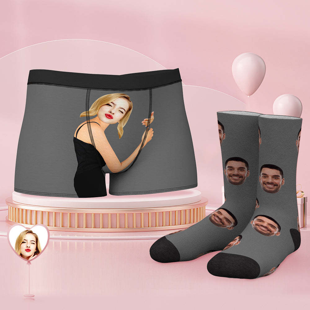 Custom Face Boxershorts Und Socken Auf Der Körperhaut - MyFaceBoxerDE