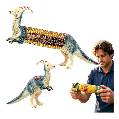 Dinosaurier-Maiskolbenhalter Für Maiskolben – Lustiger Maiskolbenhalter Für Kinder Und Erwachsene Mit Edelstahlzinken - MyFaceBoxerDE