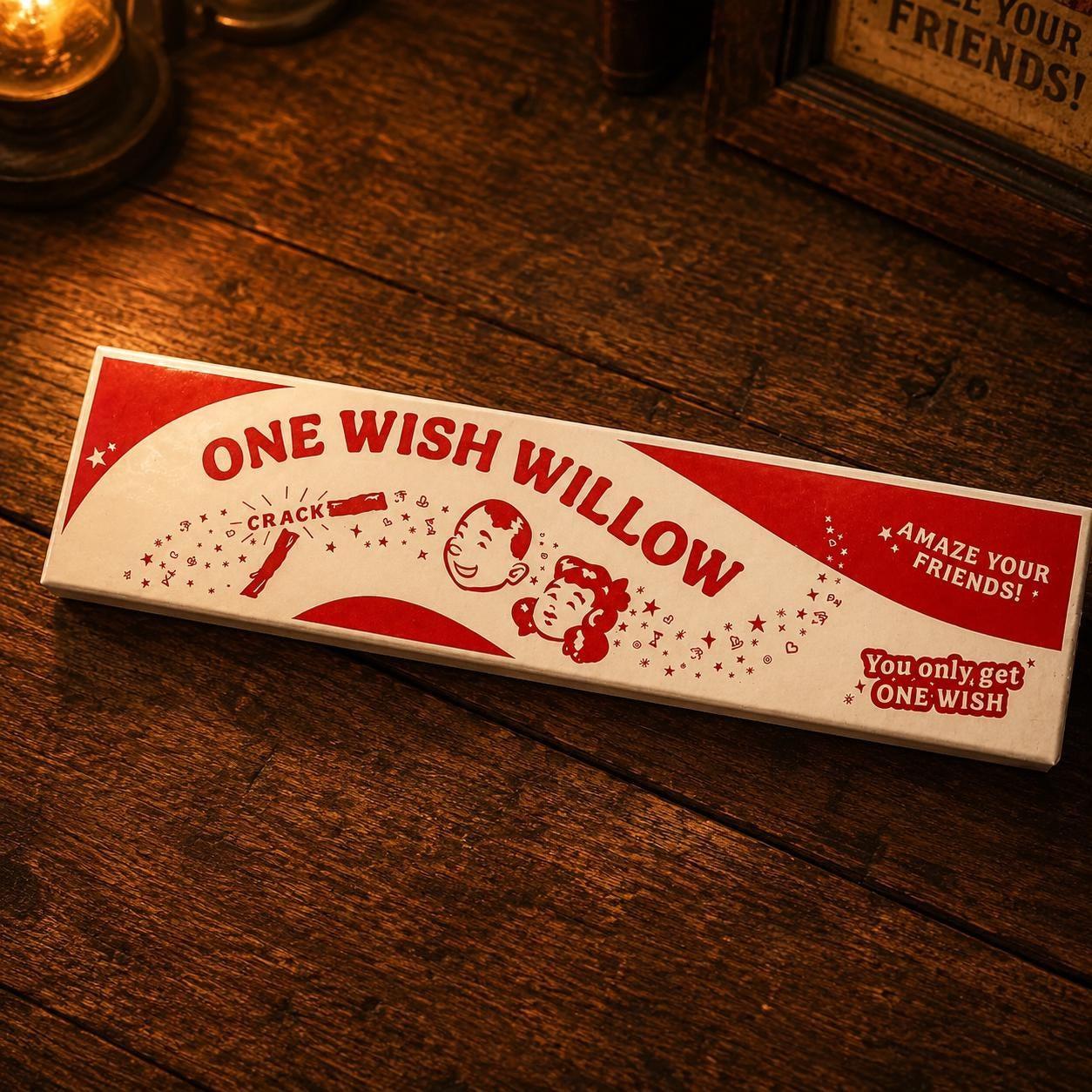One Wish Willow Prop Replica Sammlerstück Mit Retro-Dreiecksbox, Verfluchter Wunschstab, Fan-Geschenk - MyFaceBoxerDE