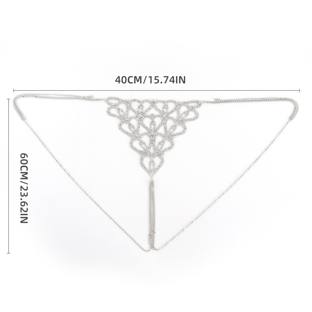 Sexy Strass-dessous-set, Luxuriöse Bikini-körperkette, Schmuckgeschenk Zum Valentinstag Für Sie - MyFaceBoxerDE