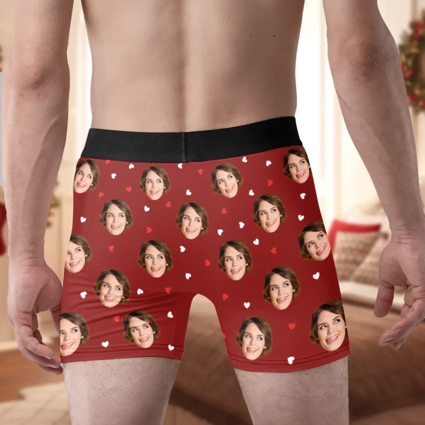 Personalisierte Boxershorts Mit Foto, Herren-boxershorts – Individuelle Geschenke Zum Jahrestag, Zu Weihnachten Oder Zur Hochzeit Für Ehepaare – Auspacken Mit Liebe - MyFaceBoxerDE