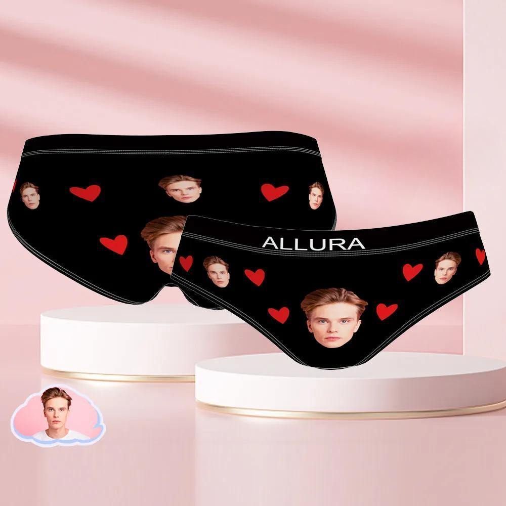 Benutzerdefiniertes Foto Gesicht Gravierte Unterwäsche Einzigartige Geschenke