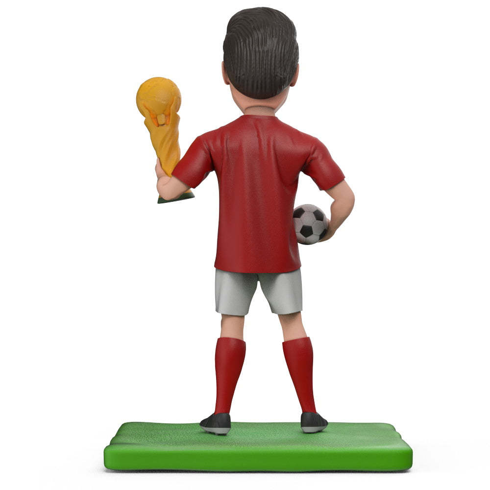 Champion De La Coupe Du Monde Des Amateurs De Football Bobblehead Personnalisé Avec Texte Gravé - Mug Personnalisé