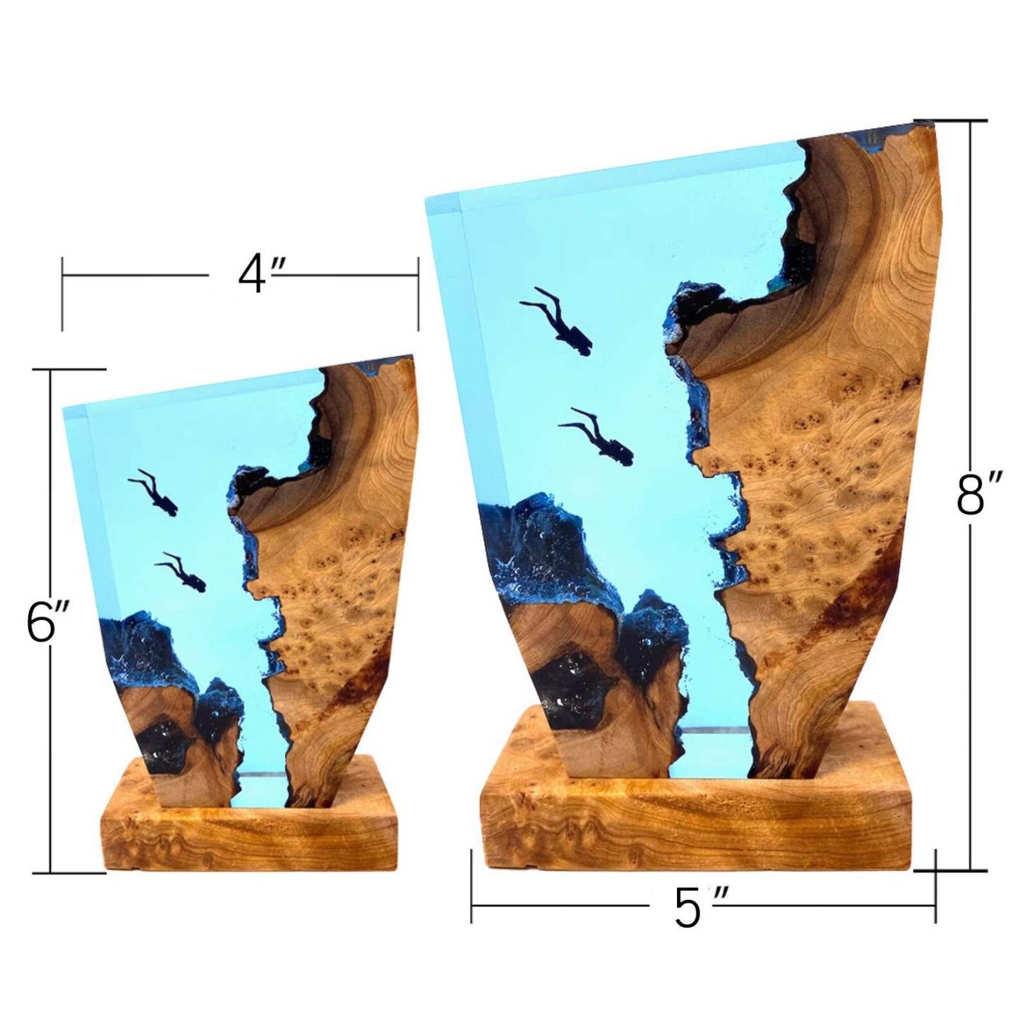 Art Résine Lampe Veilleuse Plongée Sous-marine Couple Plongeur Décor À La Maison Cadeau Unique Cadeau De Noël Idées De Cadeaux D'anniversaire - Mug Personnalisé
