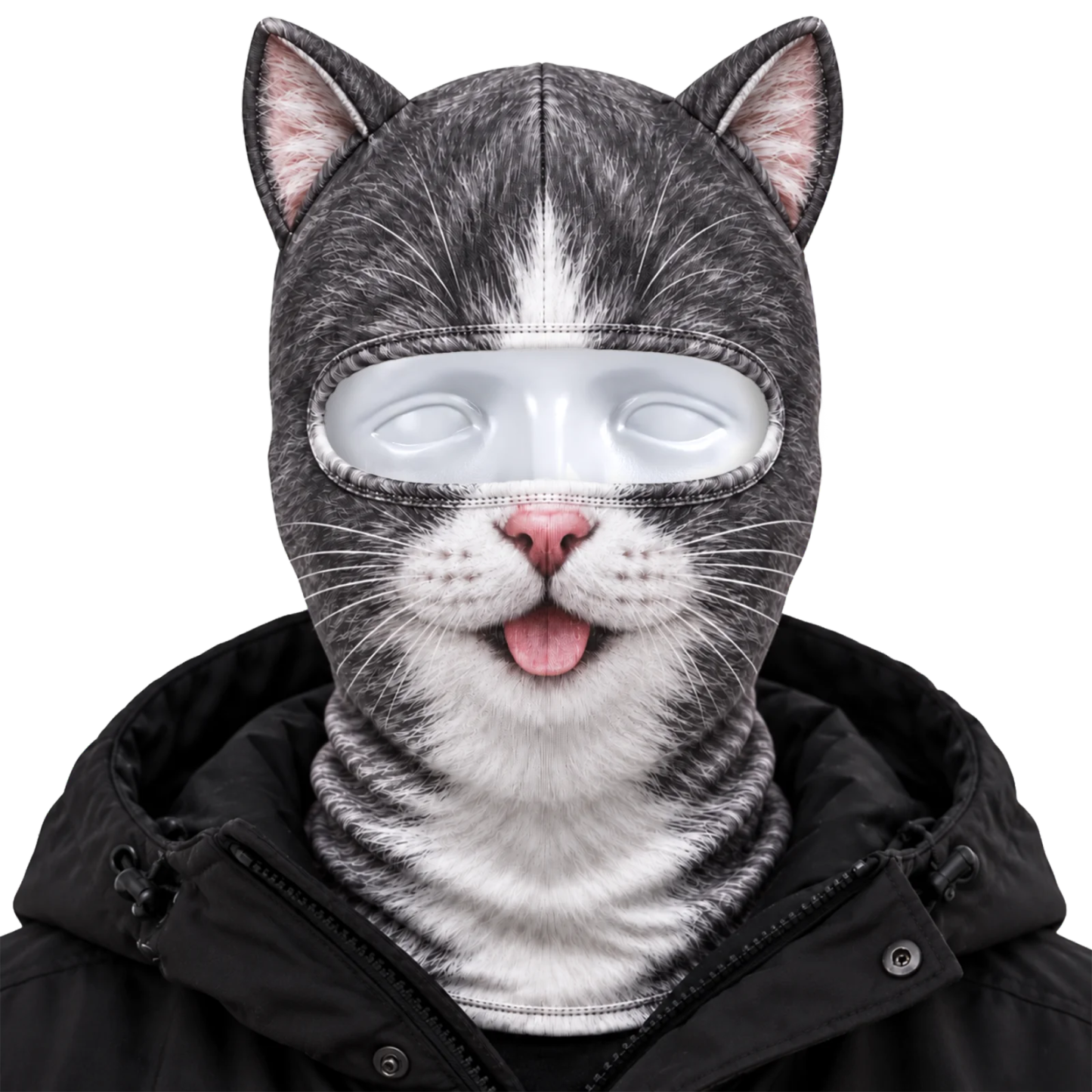 Masque De Ski Cagoule Animal 3D Thermique Coupe-vent Masque Facial D'hiver Drôle Imprimé 3D Masque De Ski Animal Couverture Complète Coupe-vent Cagoule Thermique - Mug Personnalisé