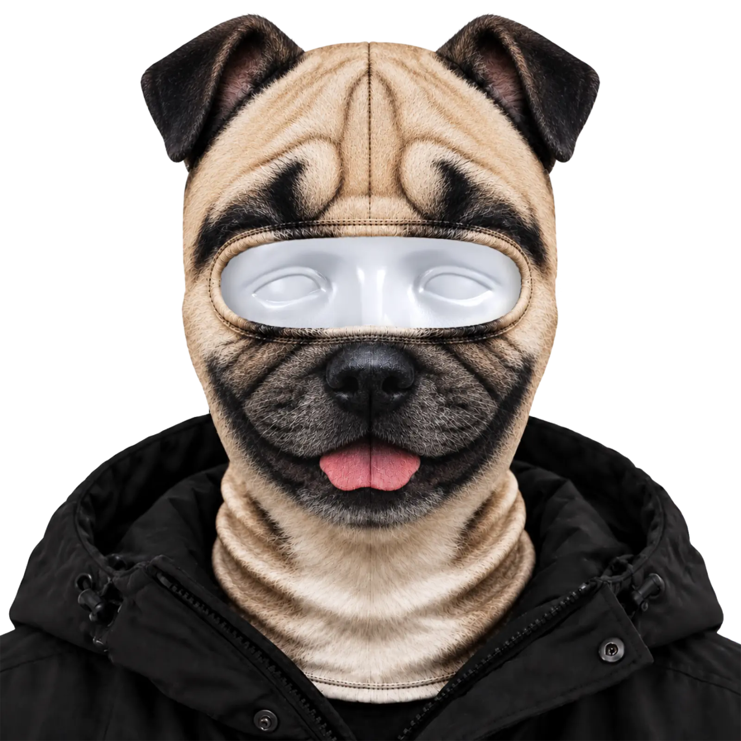 Masque De Ski Cagoule Animal 3D Thermique Coupe-vent Masque Facial D'hiver Drôle Imprimé 3D Masque De Ski Animal Couverture Complète Coupe-vent Cagoule Thermique - Mug Personnalisé
