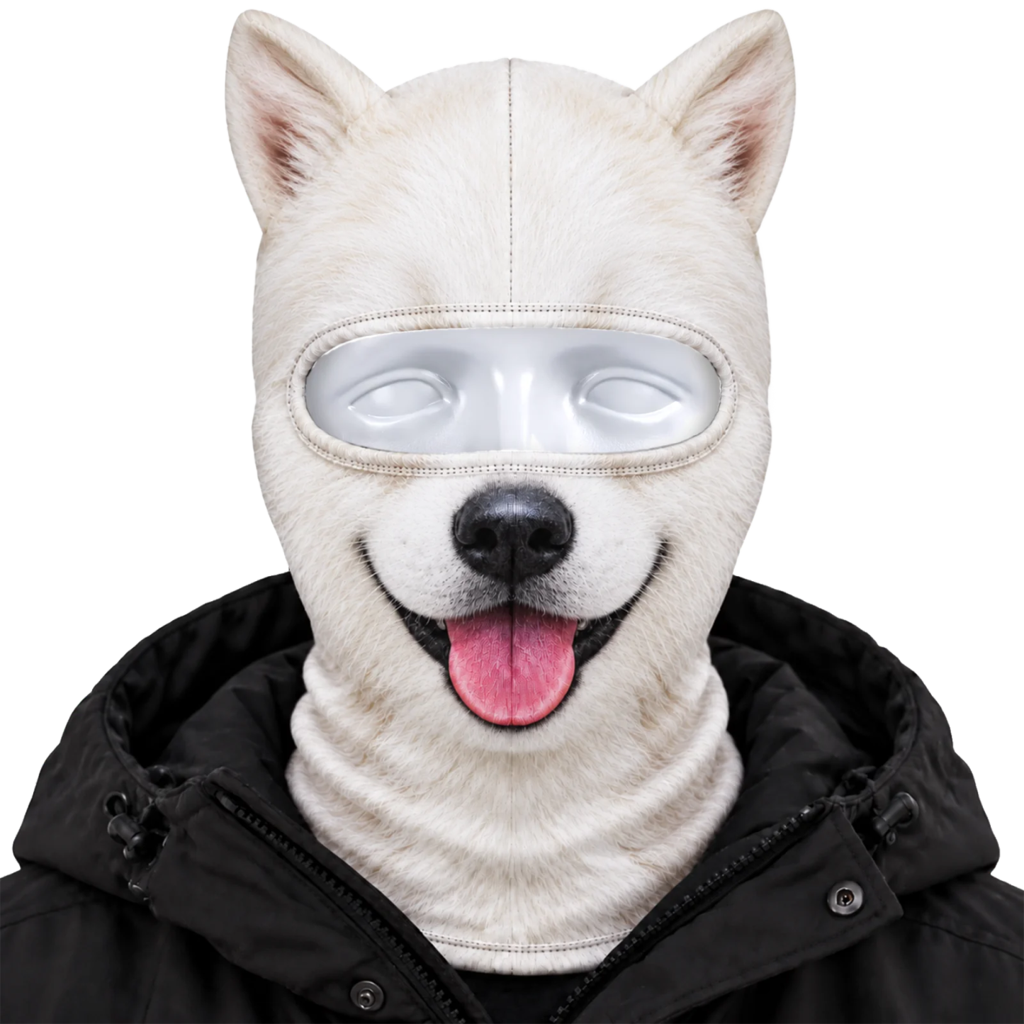 Masque De Ski Cagoule Animal 3D Thermique Coupe-vent Masque Facial D'hiver Drôle Imprimé 3D Masque De Ski Animal Couverture Complète Coupe-vent Cagoule Thermique - Mug Personnalisé
