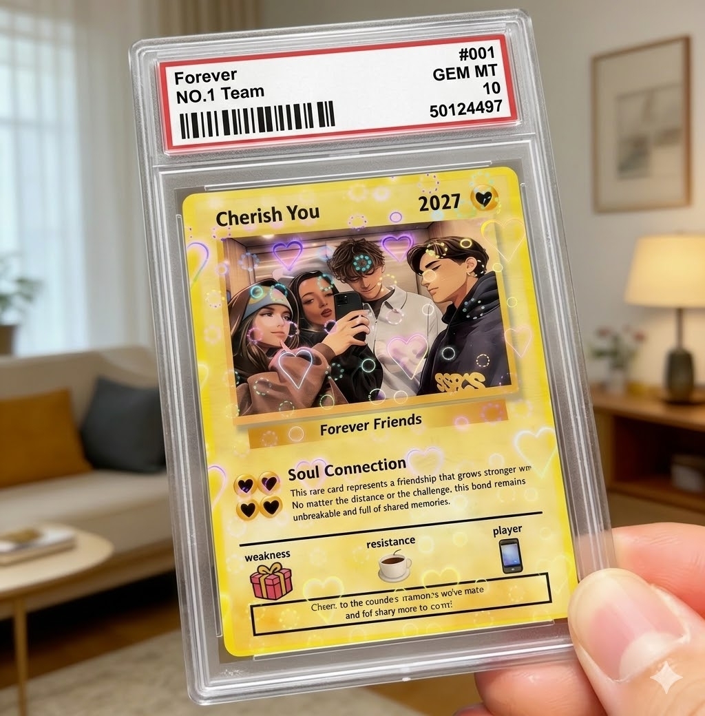 Carte Personnalisée Pour Couple, Carte D'anniversaire Sur Mesure Avec Photo De Couple Style Anime, Cadeau Pour Amoureux - Mug Personnalisé