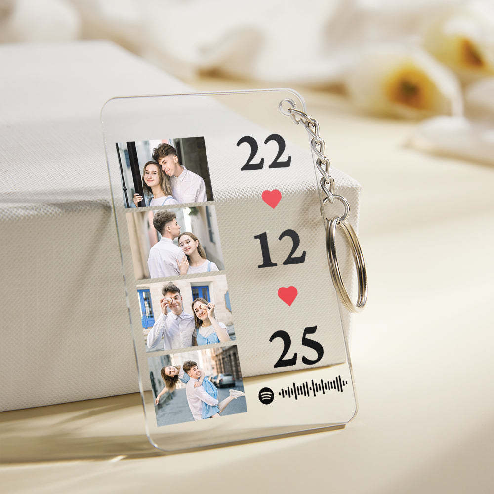 Scannable Music Photo Plaque Custom Spotify Keychain Custom Nightlight Gift For Her - Mug Personnalisé