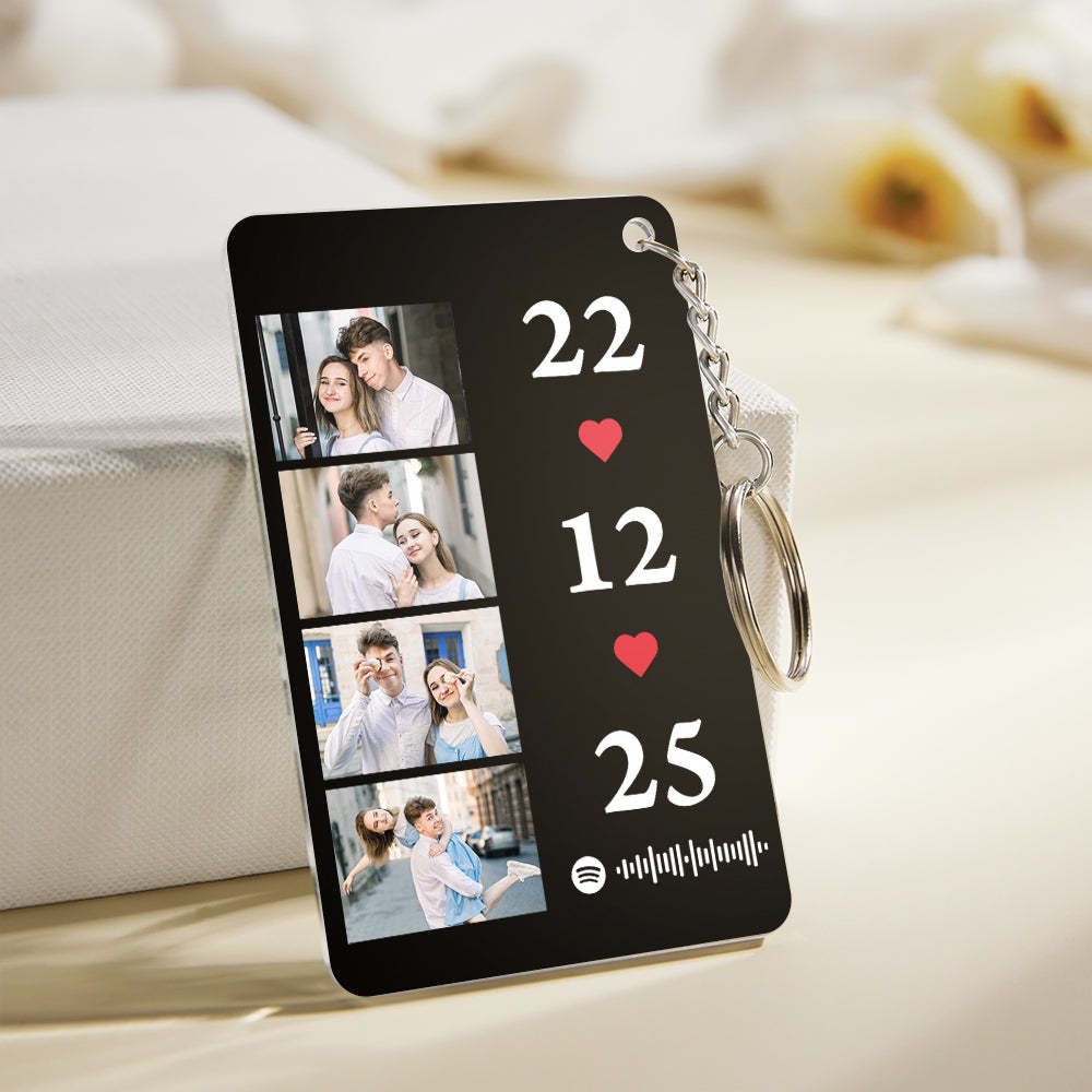 Scannable Music Photo Plaque Custom Spotify Keychain Custom Nightlight Gift For Her - Mug Personnalisé