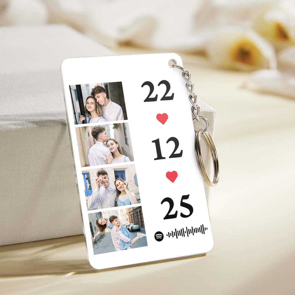 Scannable Music Photo Plaque Custom Spotify Keychain Custom Nightlight Gift For Her - Mug Personnalisé