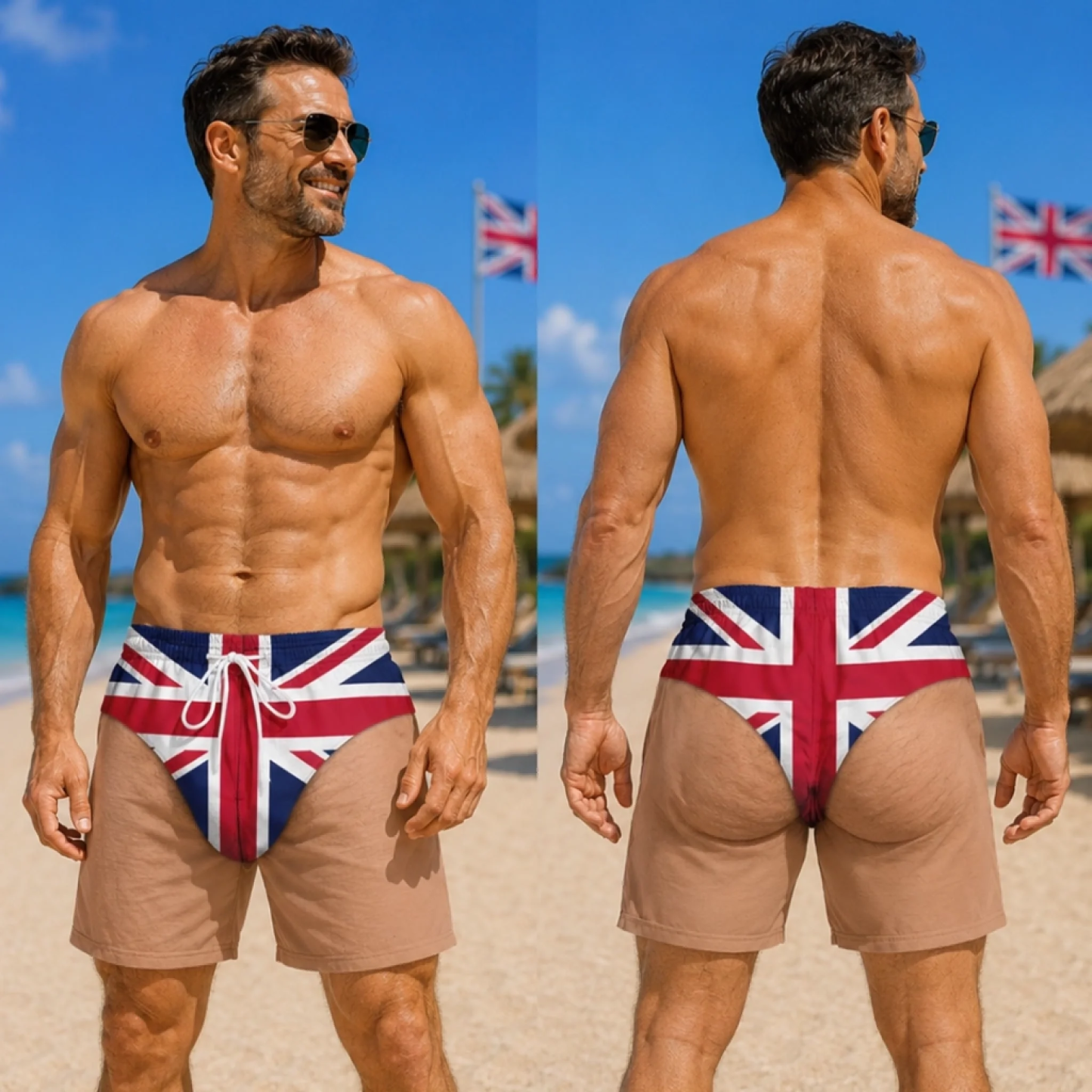 Maillots De Bain Personnalisés Pour Hommes Drôles - Cadeaux Personnalisés De Vacances Et De Voyage Pour Hommes - Prêt Pour La Journée à La Plage - Mug Personnalisé