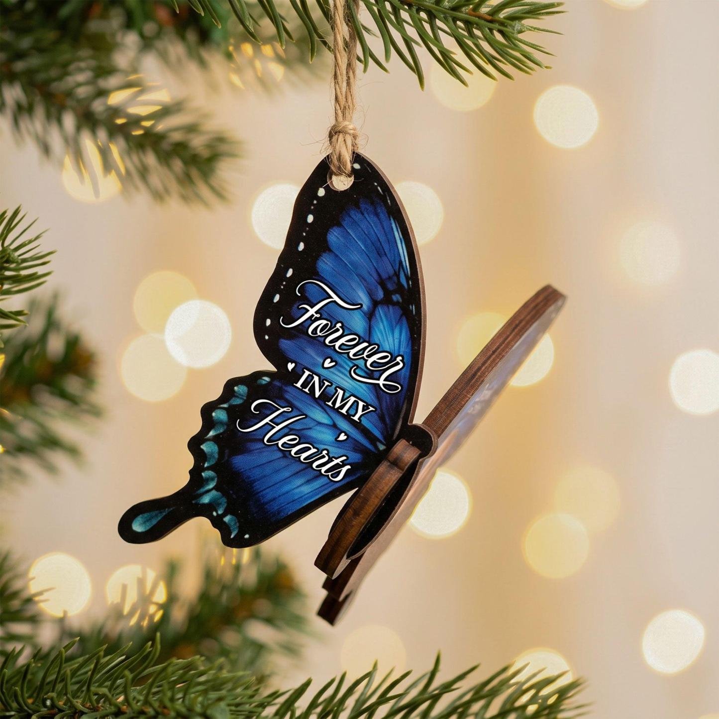 Photo Personnalisée Ornement En Bois Commémoratif Personnalisé Cardinal Papillon Colibri Robin Souvenir Noël Cadeau à Suspendre Cadeau De Sympathie - Mug Personnalisé