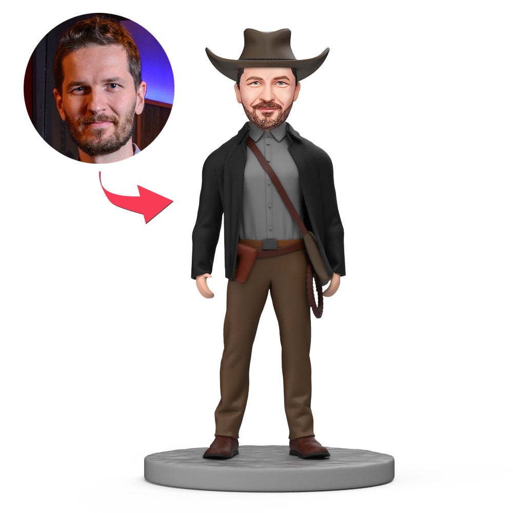 Indiana Jones Bobblehead Bobble Head Personnalisé Bobblehead Personnalisé Avec Texte Gravé - Mug Personnalisé