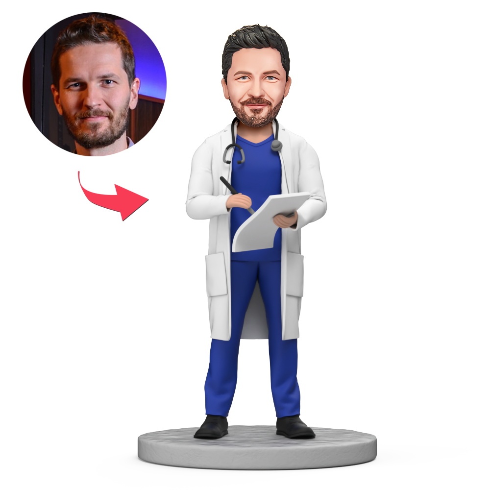 Figurine De Médecin Personnalisée Avec Presse-papiers Figurine Médicale Personnalisée Cadeau Parfait Pour Les Médecins - Mug Personnalisé