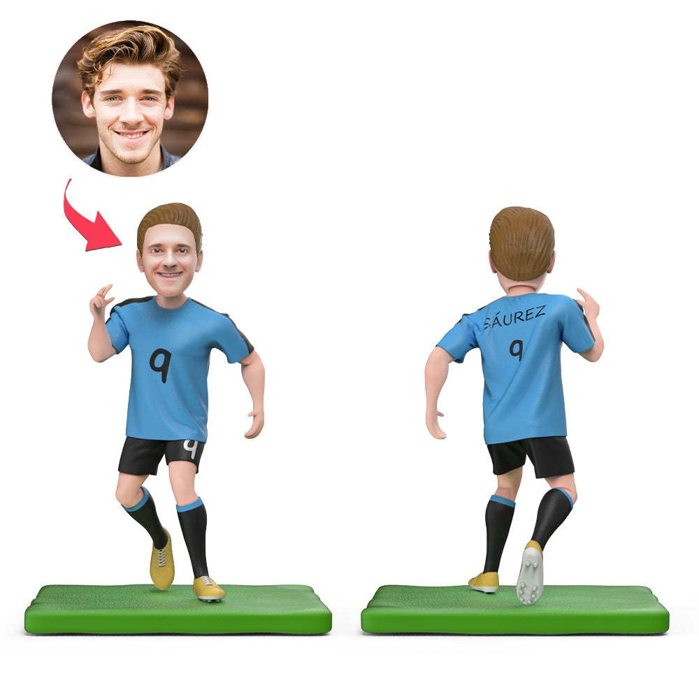 Joueur De Football Suarez Star De La Coupe Du Monde Bobblehead Personnalisé Avec Texte Gravé - Mug Personnalisé