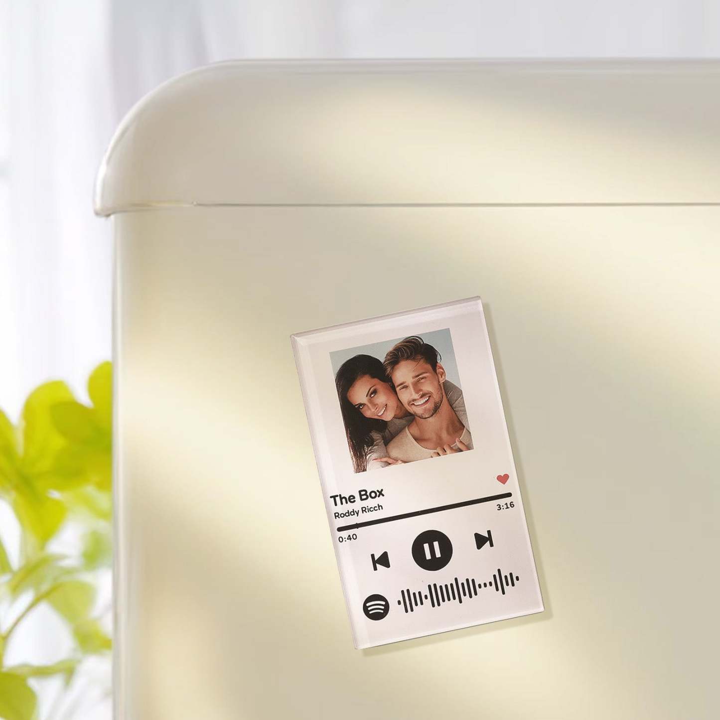 Aimant De Réfrigérateur En Acrylique, Musique Nfc, Aimant De Réfrigérateur Personnalisé, Peut Jouer Des Chansons - Mug Personnalisé