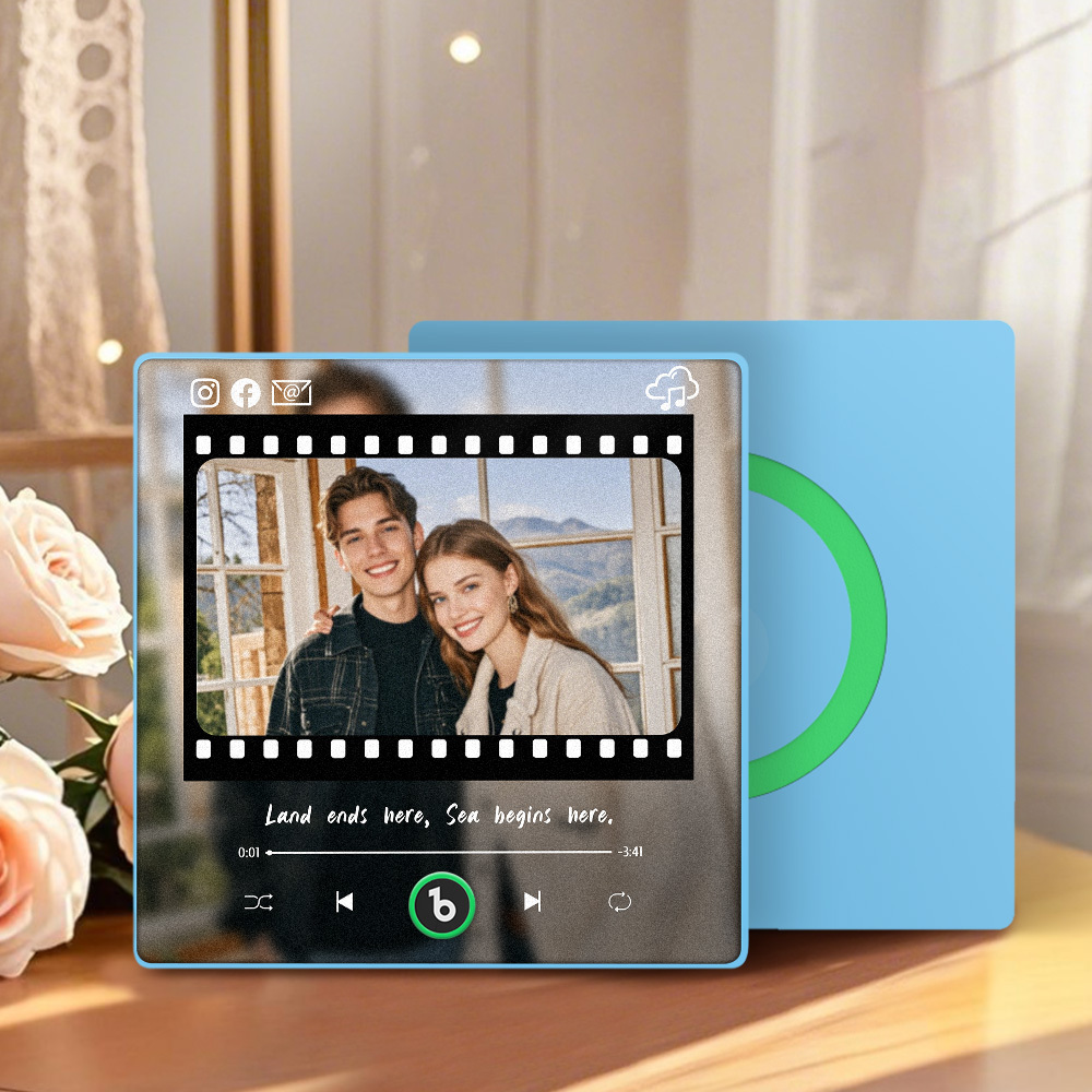 Aimant De Réfrigérateur Personnalisé Avec Photo Musicale, Couverture D'album De Chansons Pour Les Amoureux - Mug Personnalisé