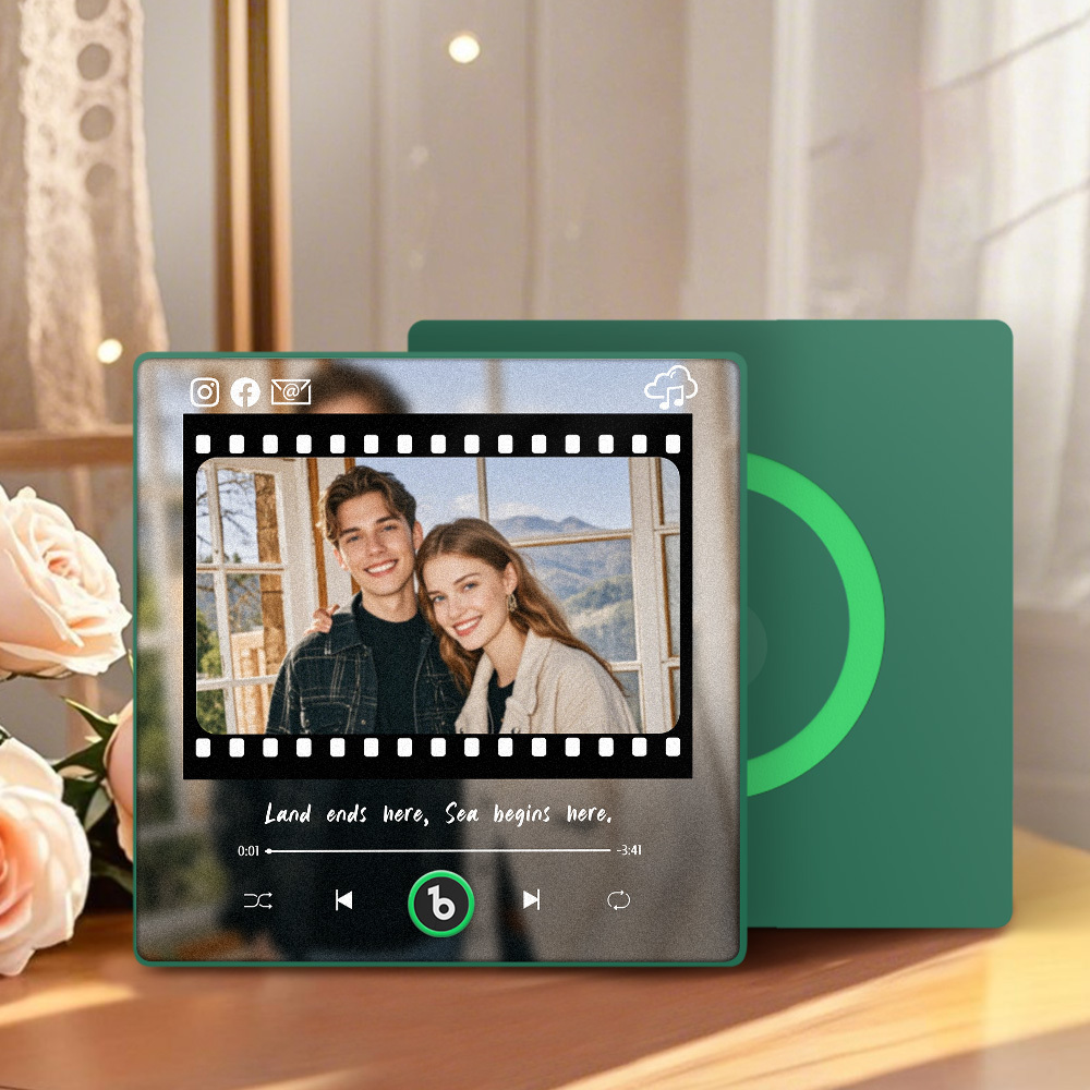 Aimant De Réfrigérateur Personnalisé Avec Photo Musicale, Couverture D'album De Chansons Pour Les Amoureux - Mug Personnalisé