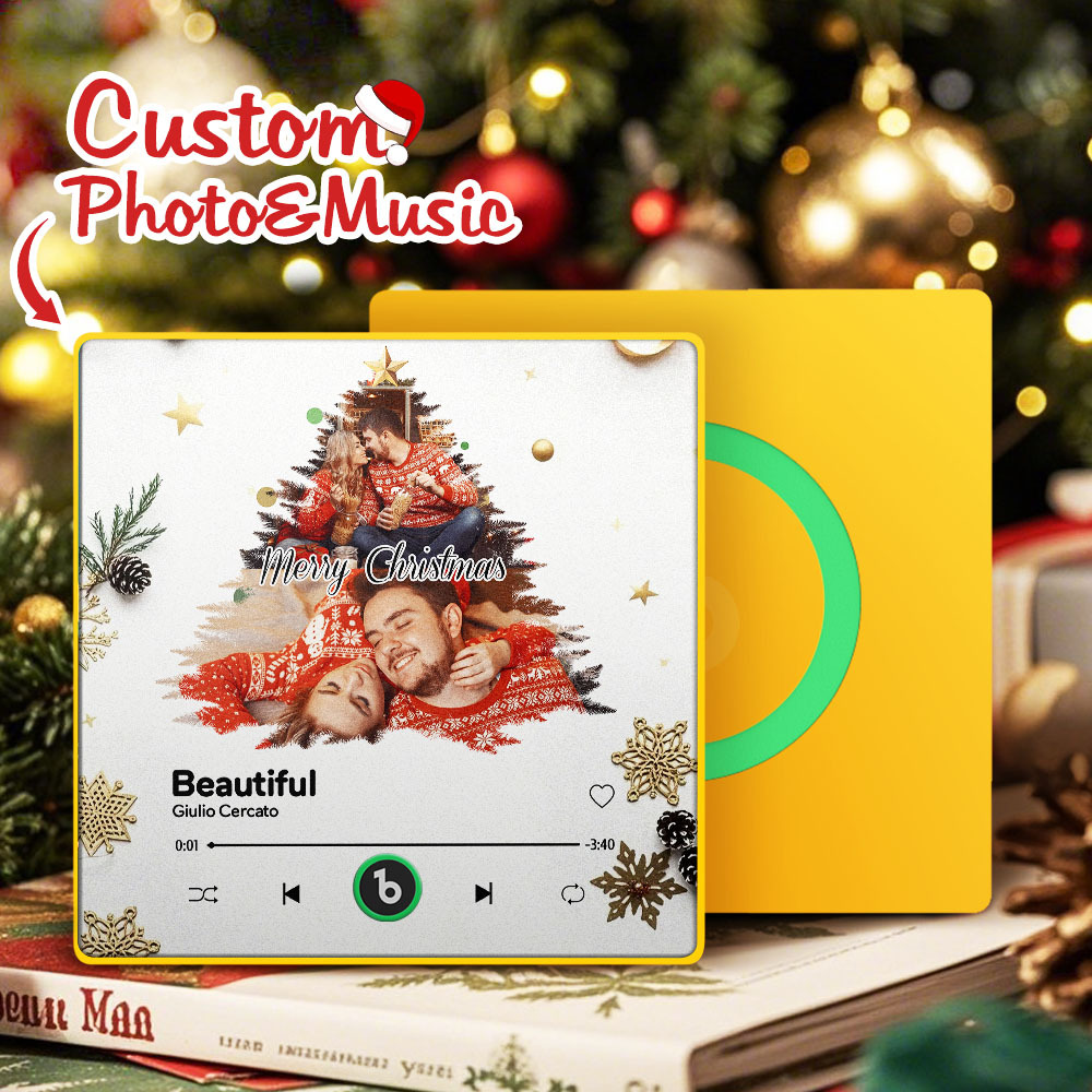 Aimant De Réfrigérateur De Noël Personnalisé - Cadeau De Noël Unique - Mug Personnalisé