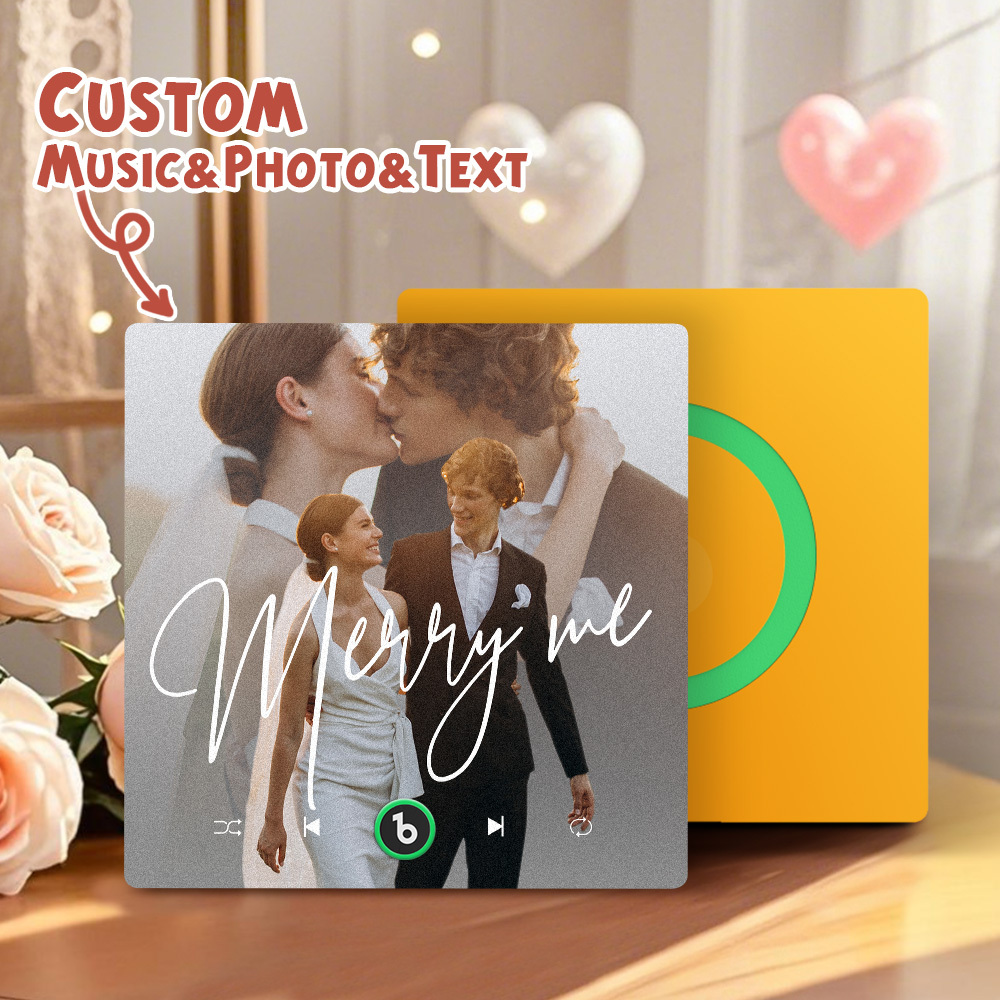 Aimants De Réfrigérateur De Musique Personnalisés Cadeaux De La Saint-valentin Aimant De Réfrigérateur De Musique Personnalisé Cadre Coloré Album Aimant De Réfrigérateur Peut Jouer Des Chansons Cadeau Pour Couple - Mug Personnalisé